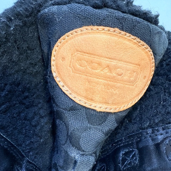 Coach Laura Black Women's Signature Lace-Up Boots - Picture 5 of 16